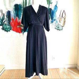 Dark Navy midi dress